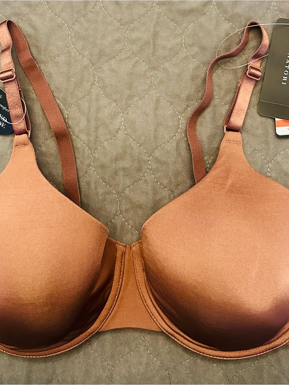 Natori Copper Brown Molded T-Shirt Bra Size 38B